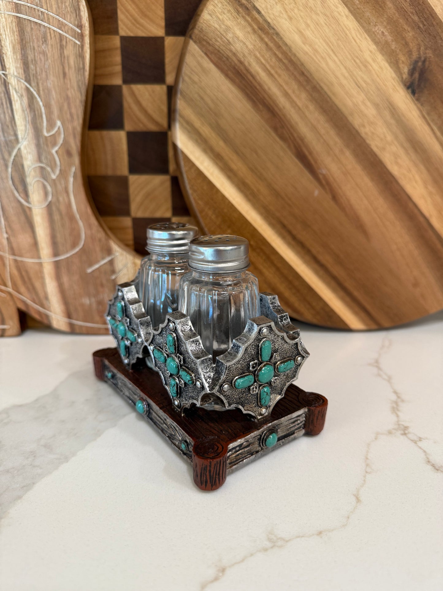 Turquoise Salt & Pepper Shaker Set