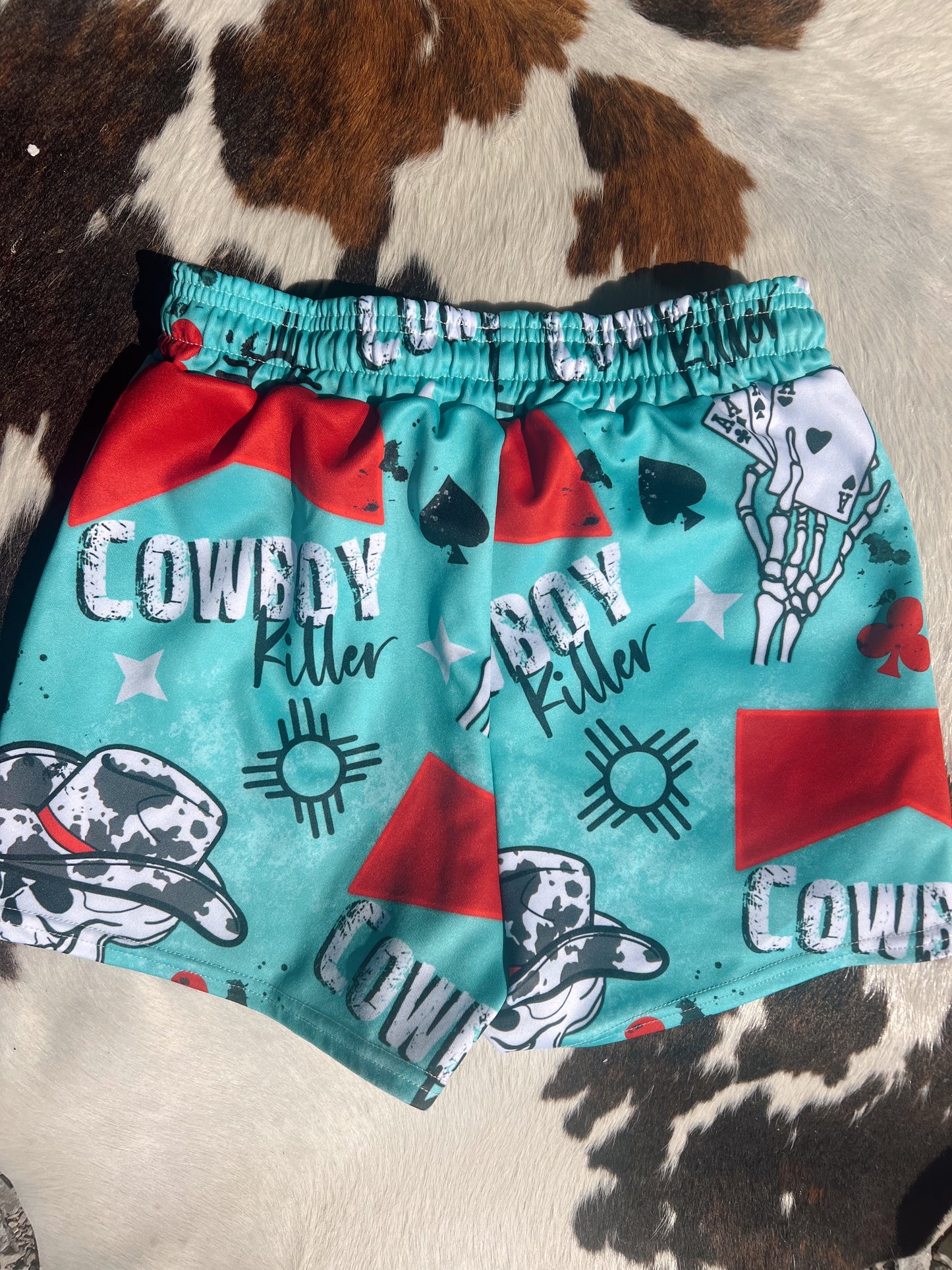 Cowboy Killer Turquoise Shorts