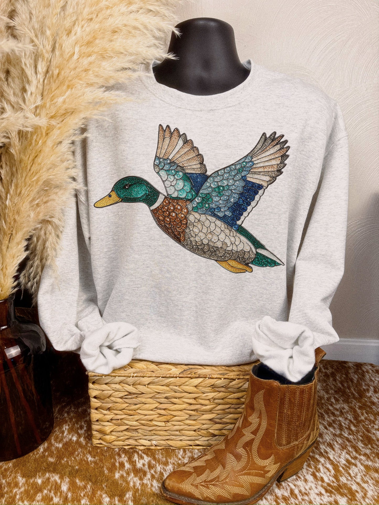 STAINED GLASS MALLARD