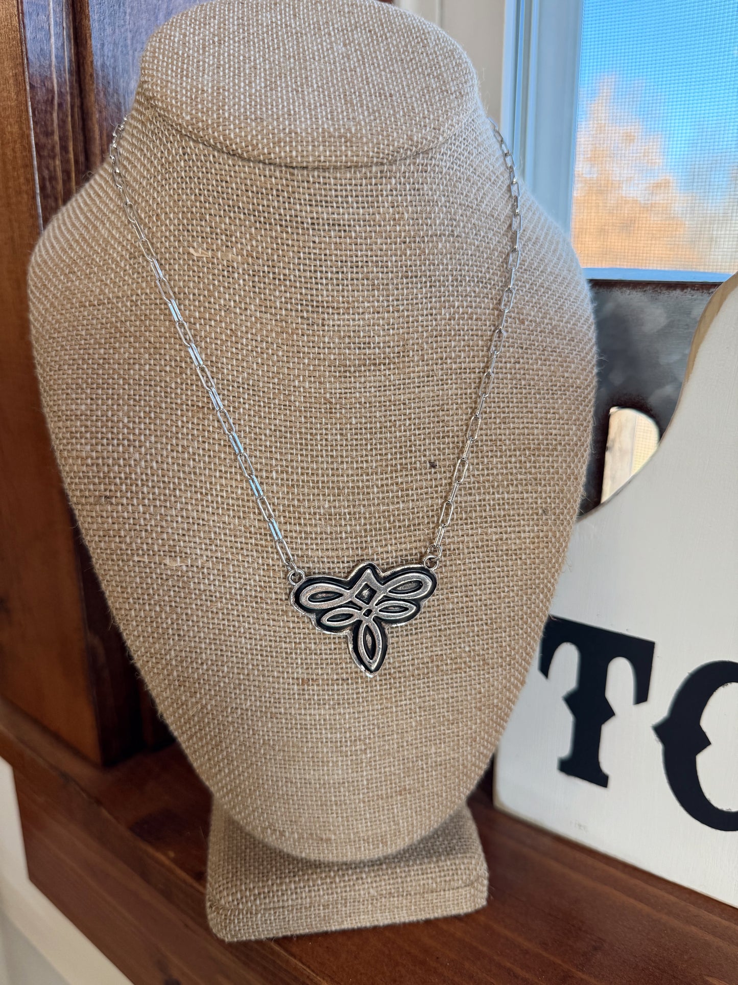 Kolby Boot Stitch Necklace