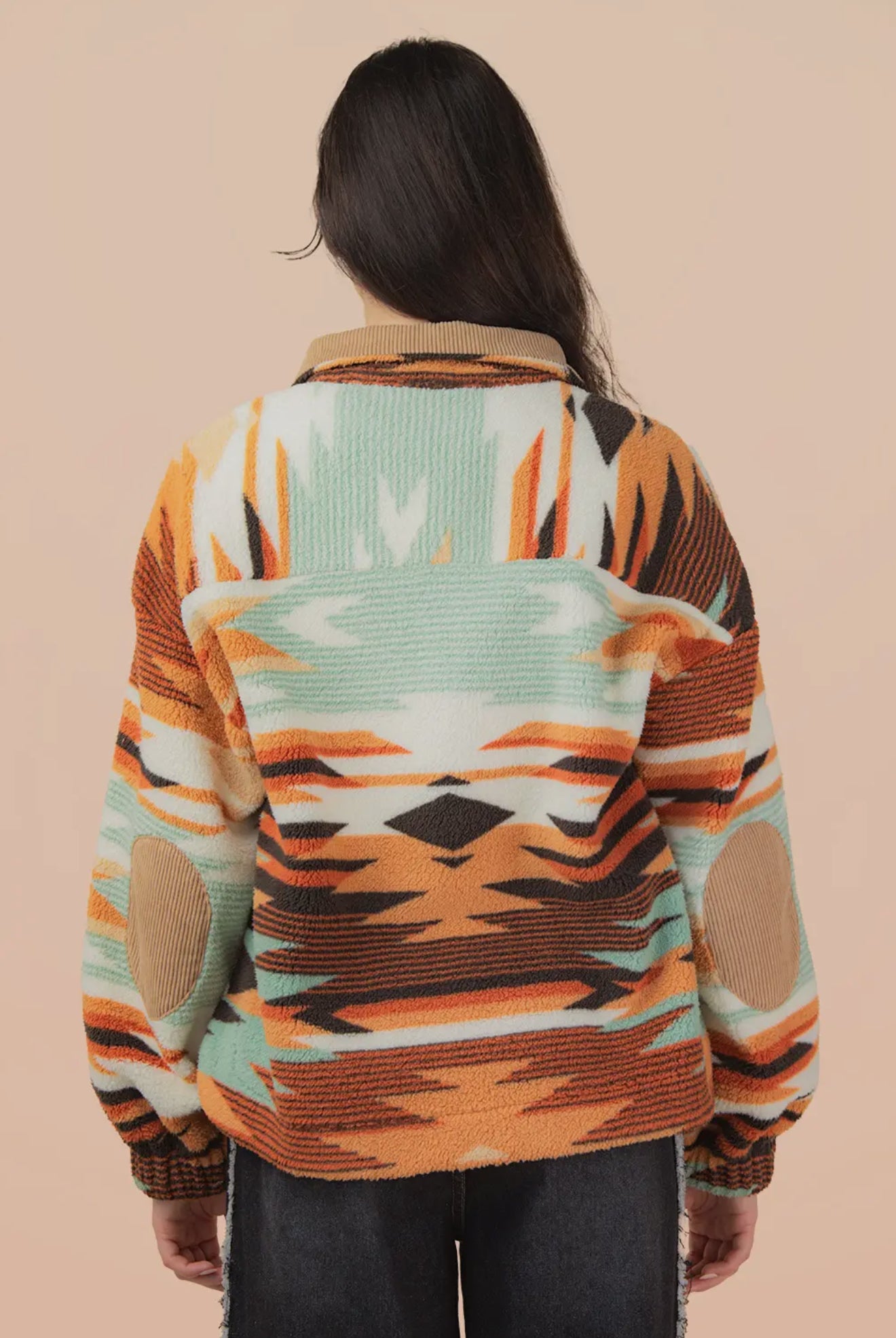 Cory Aztec Teddy Pullover