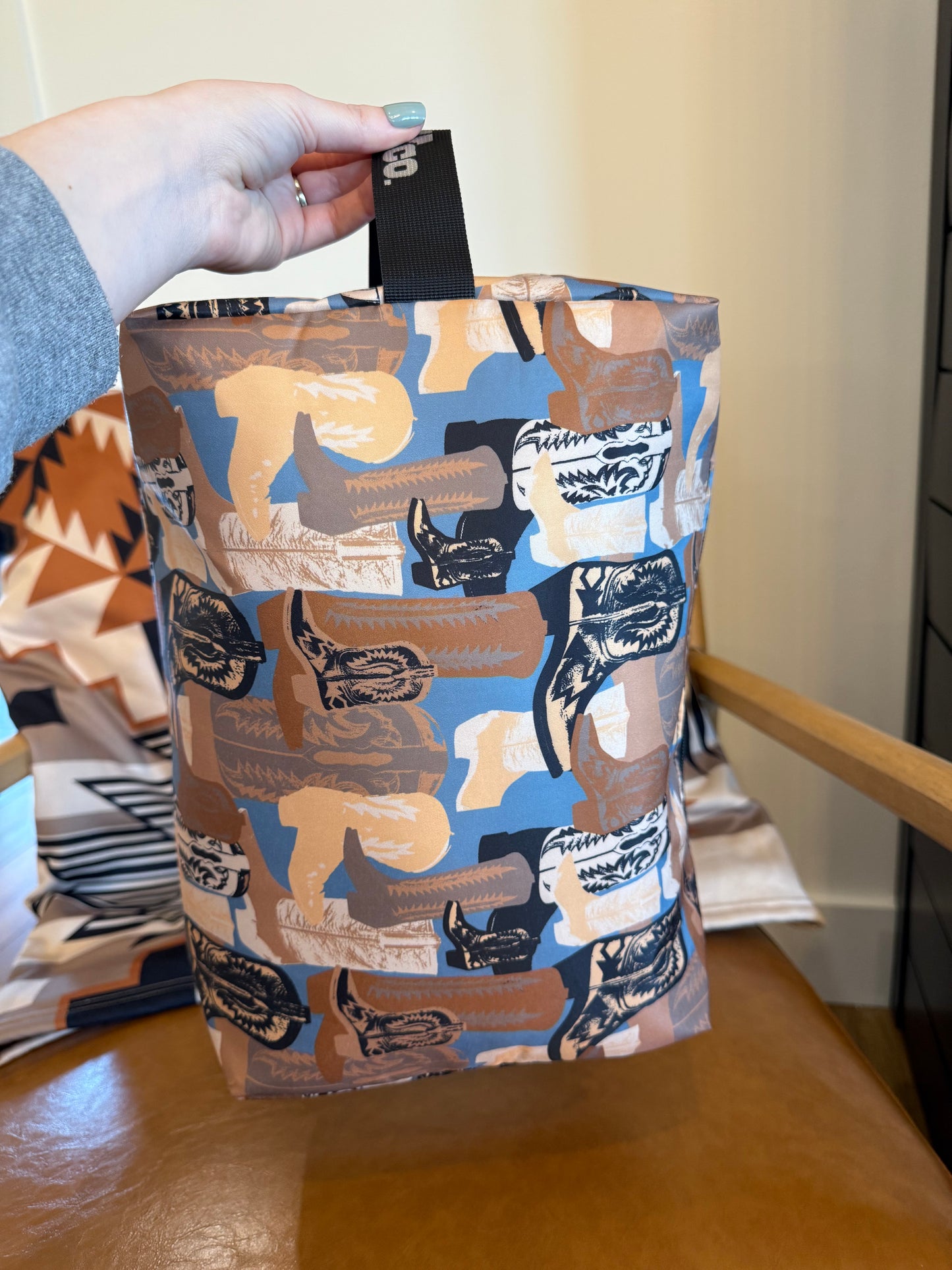 Cowboy Boot Traveler Bag