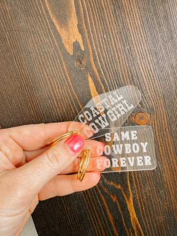 SAME COWBOY FOREVER KEYCHAIN