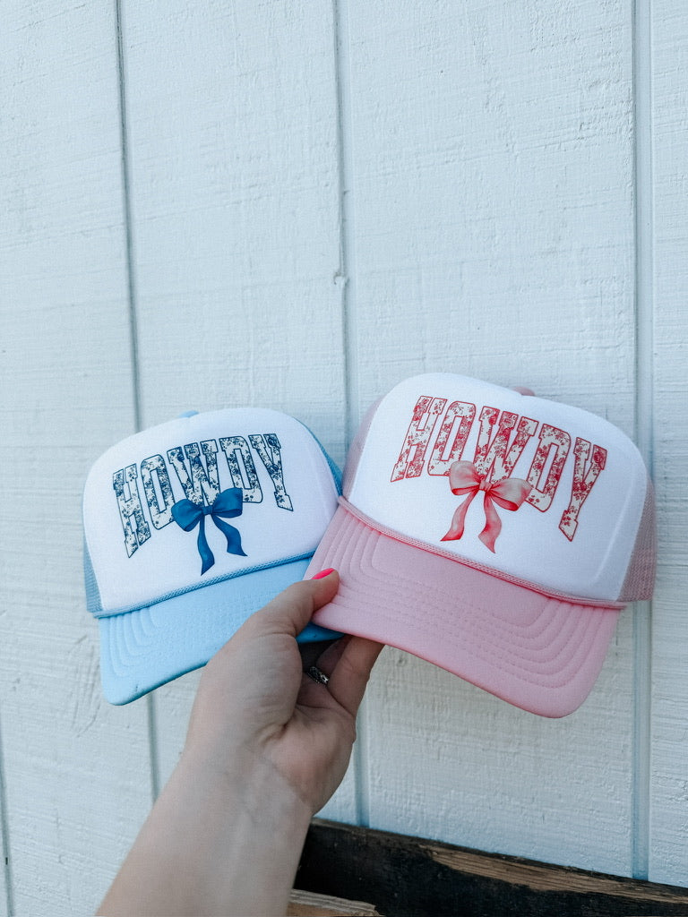 COQUETTE HOWDY CAP: BLUE