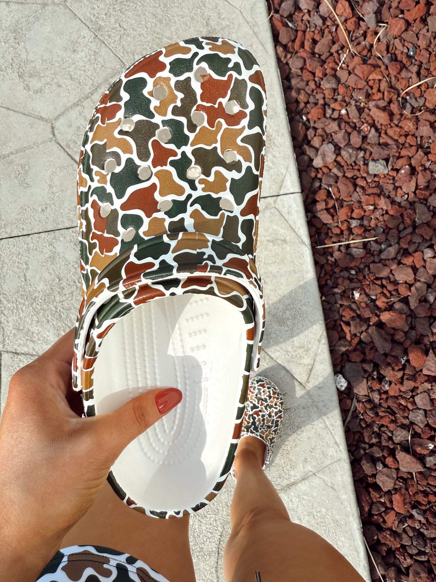 Duck Camo Clogs **PREORDER - Read Description For Sizing**