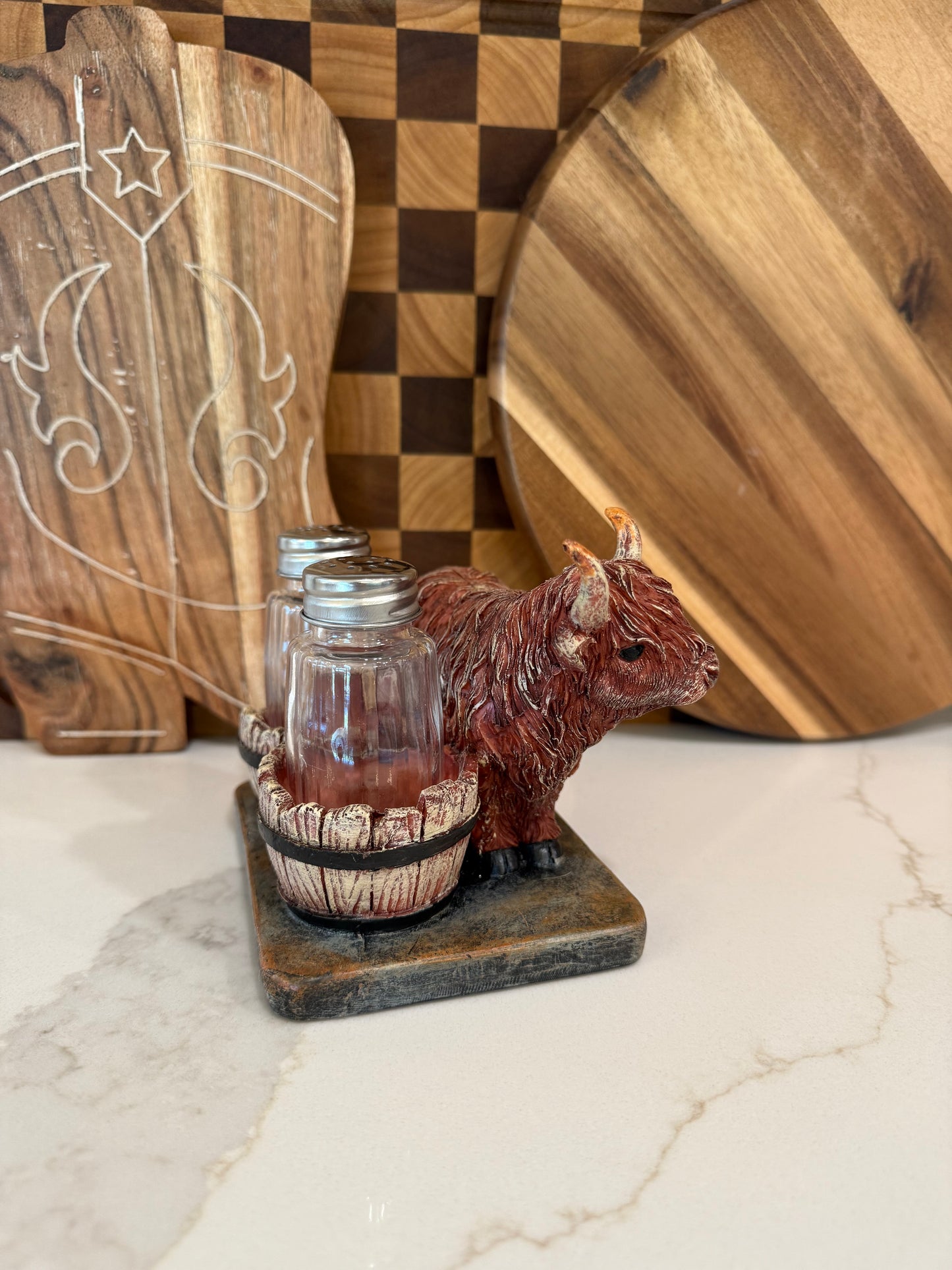 Highland Cow Salt & Pepper Shaker