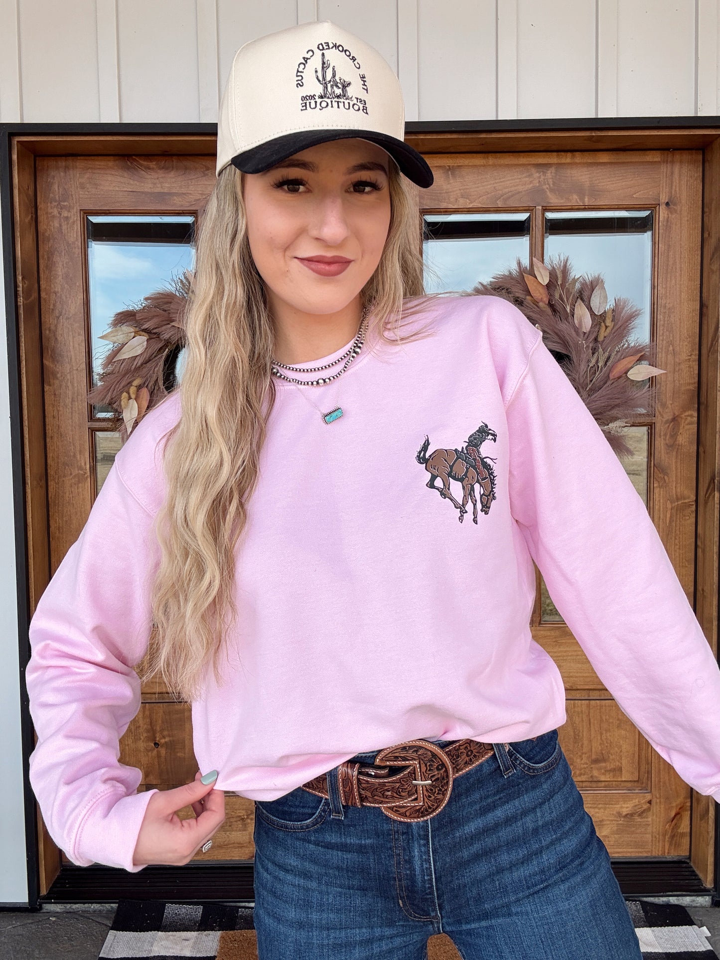 Support Local Cowboys Crewneck