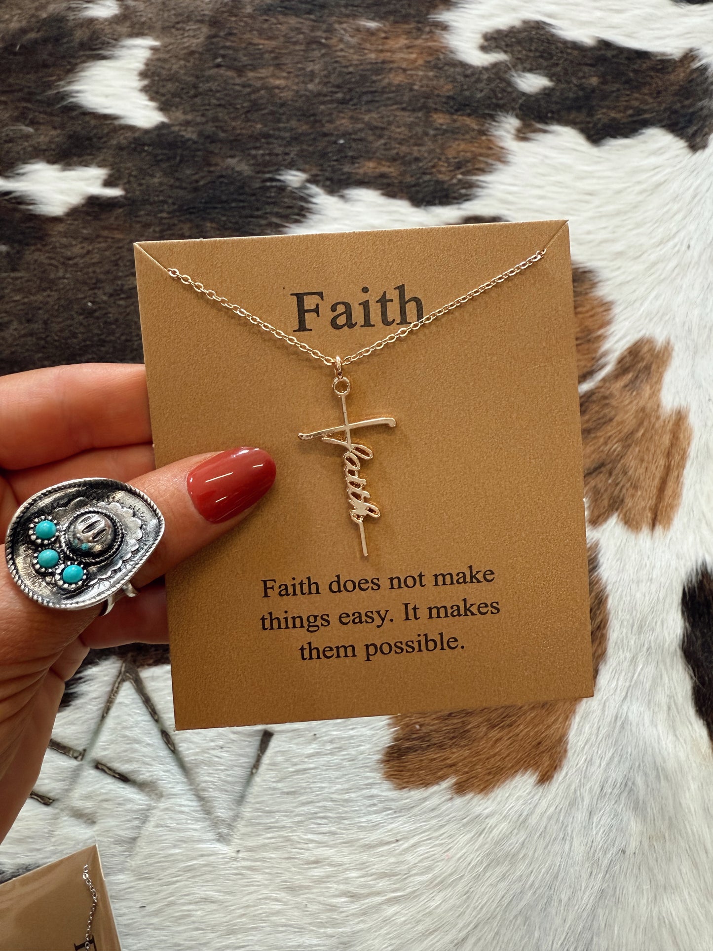 Faith Cross Necklace