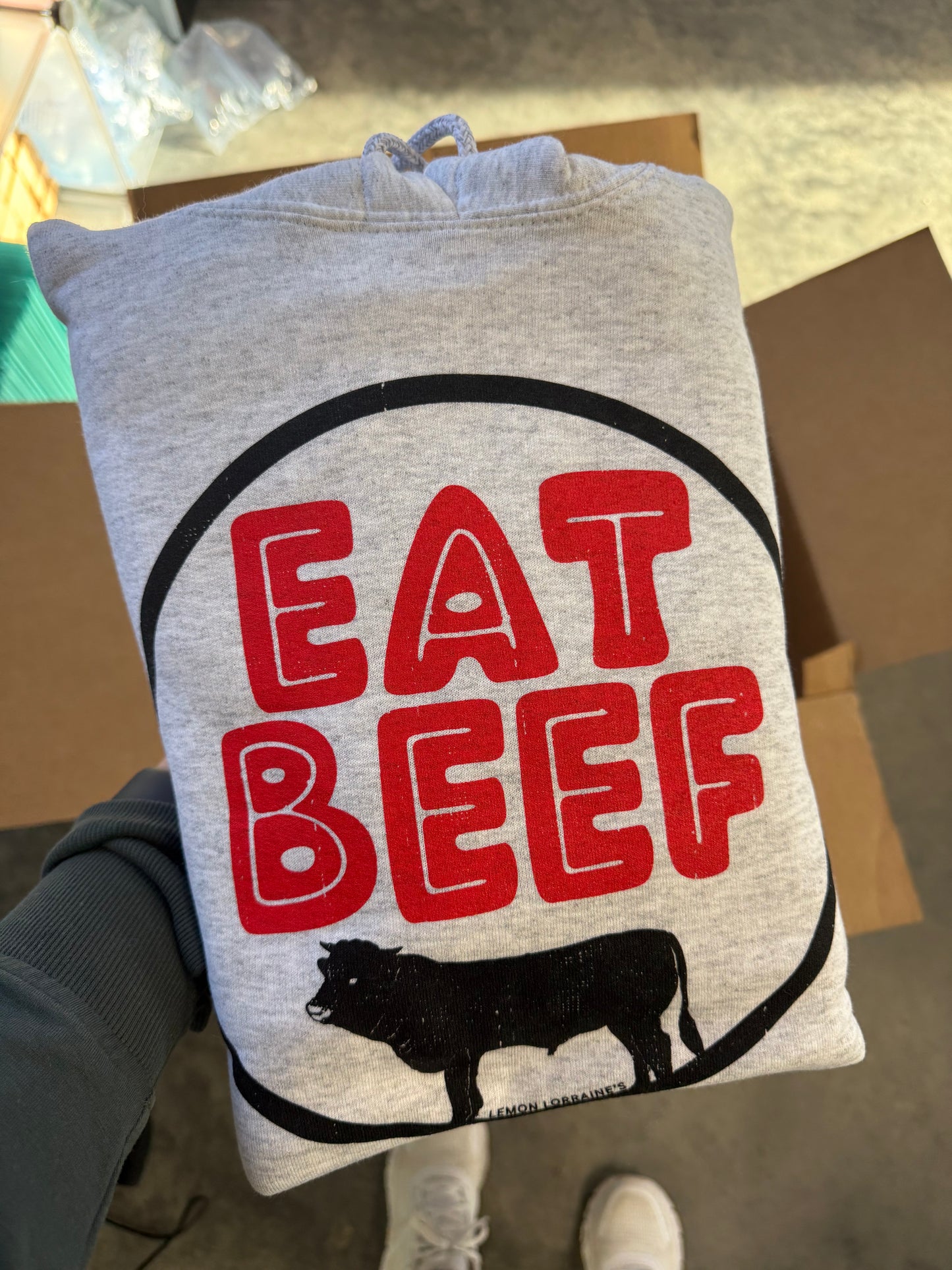 Eat Beef Hoodie