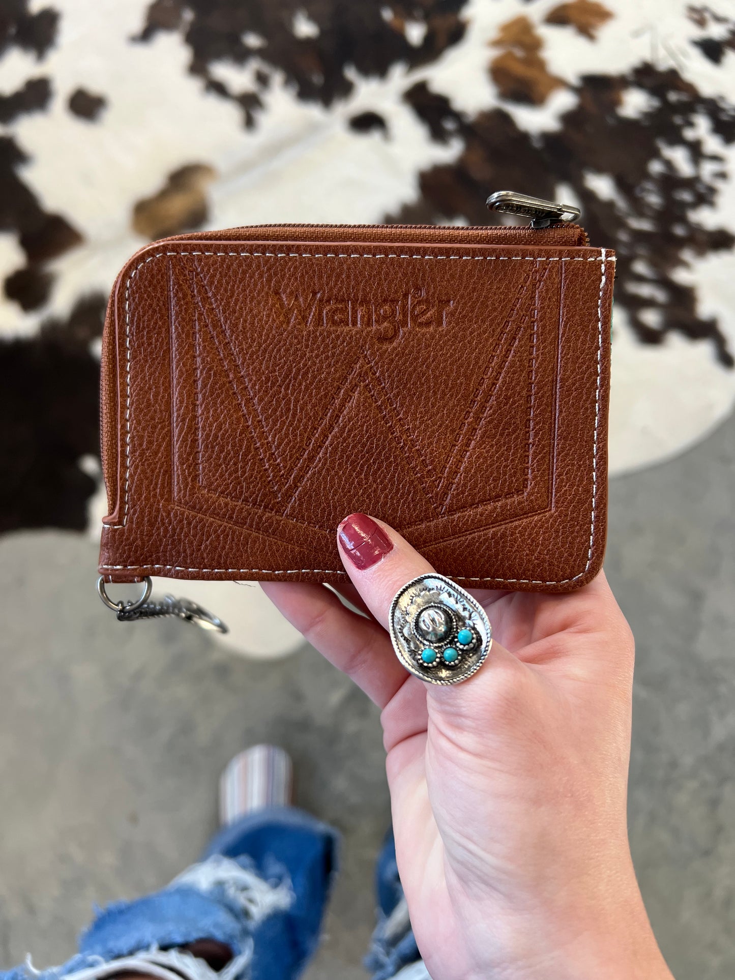 Turquoise Wrangler Card Holder