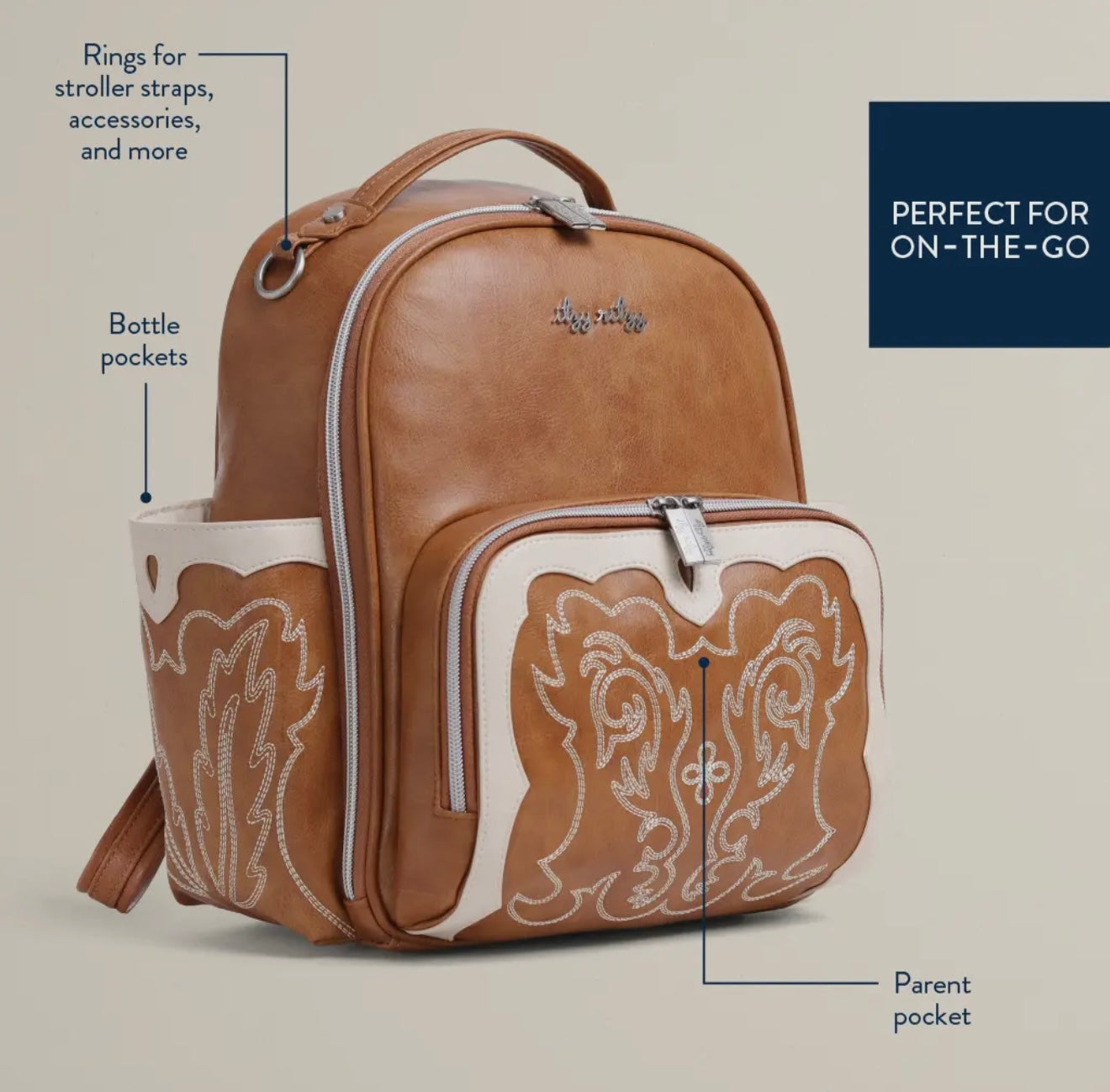 Itzy Ritzy Nash Mini Plus Backpack Diaper Bag