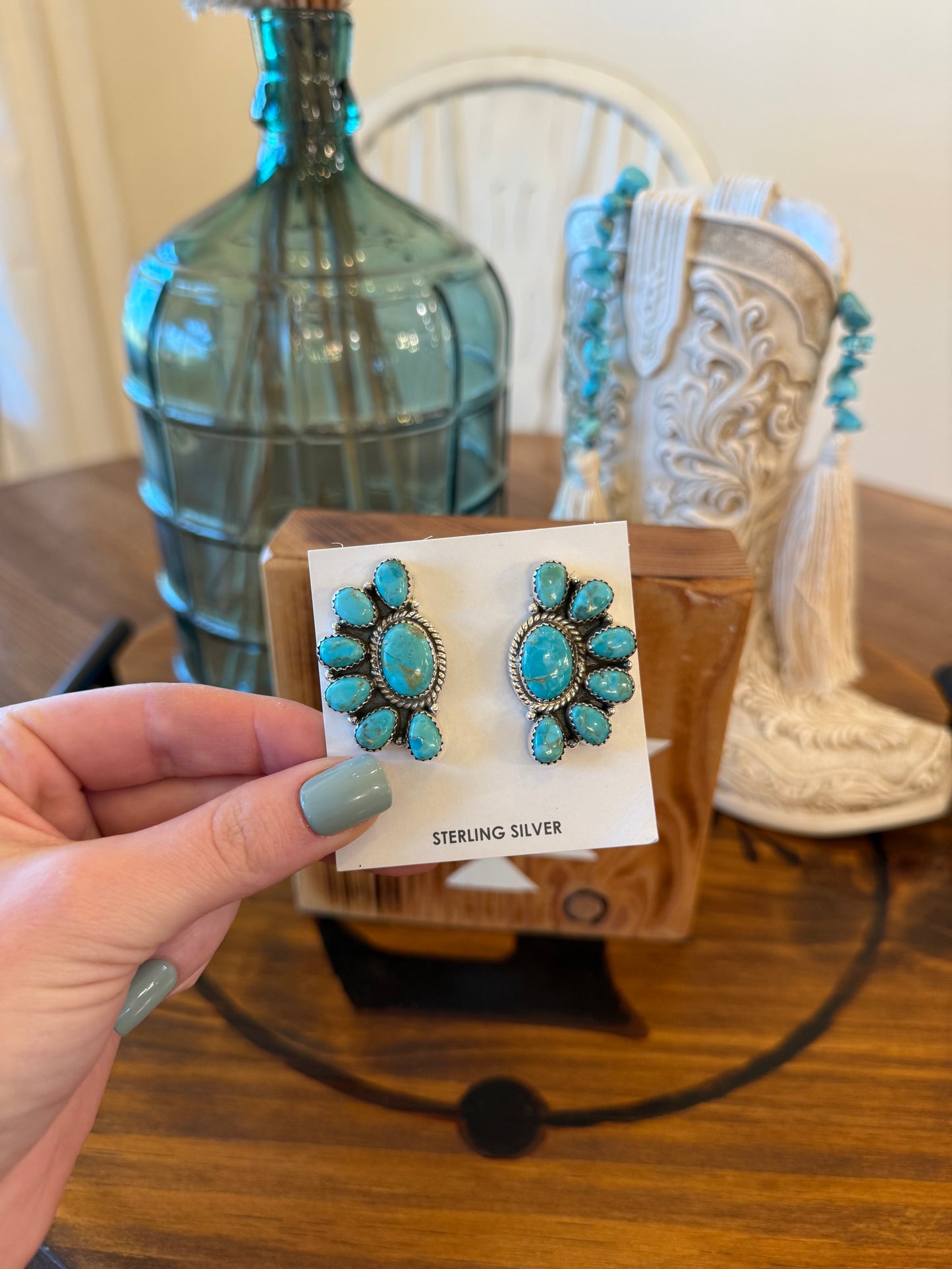 Bonnie Genuine Kingman Studs
