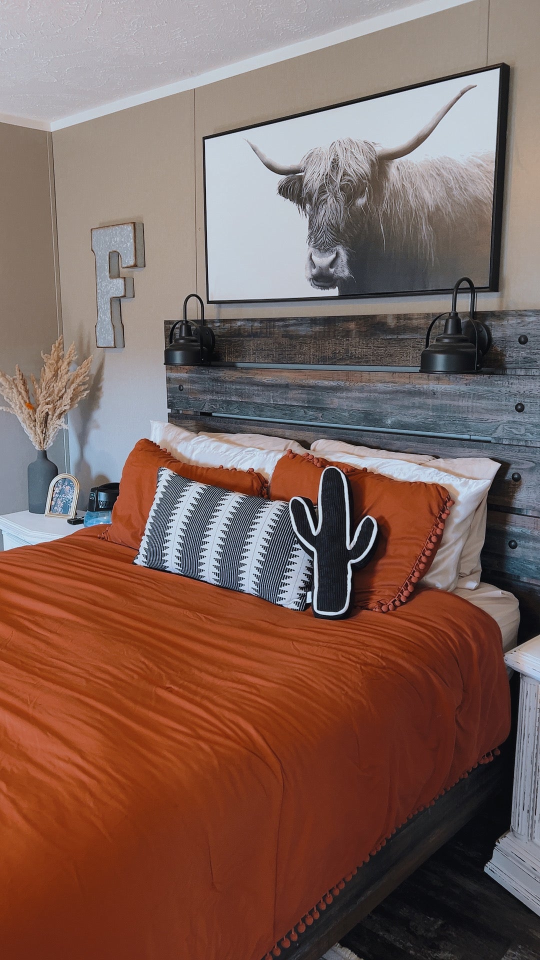 Black Cactus Pillow