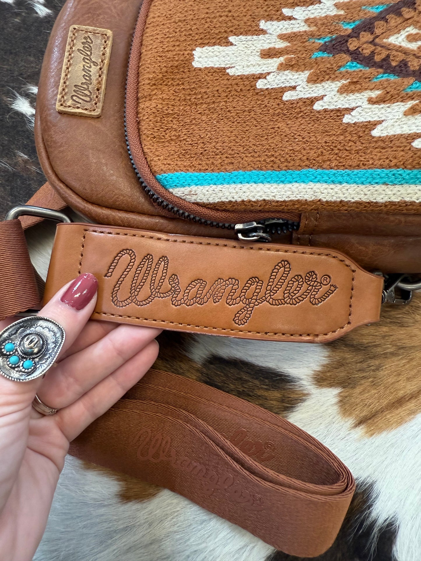 Brown Wrangler Aztec Sling