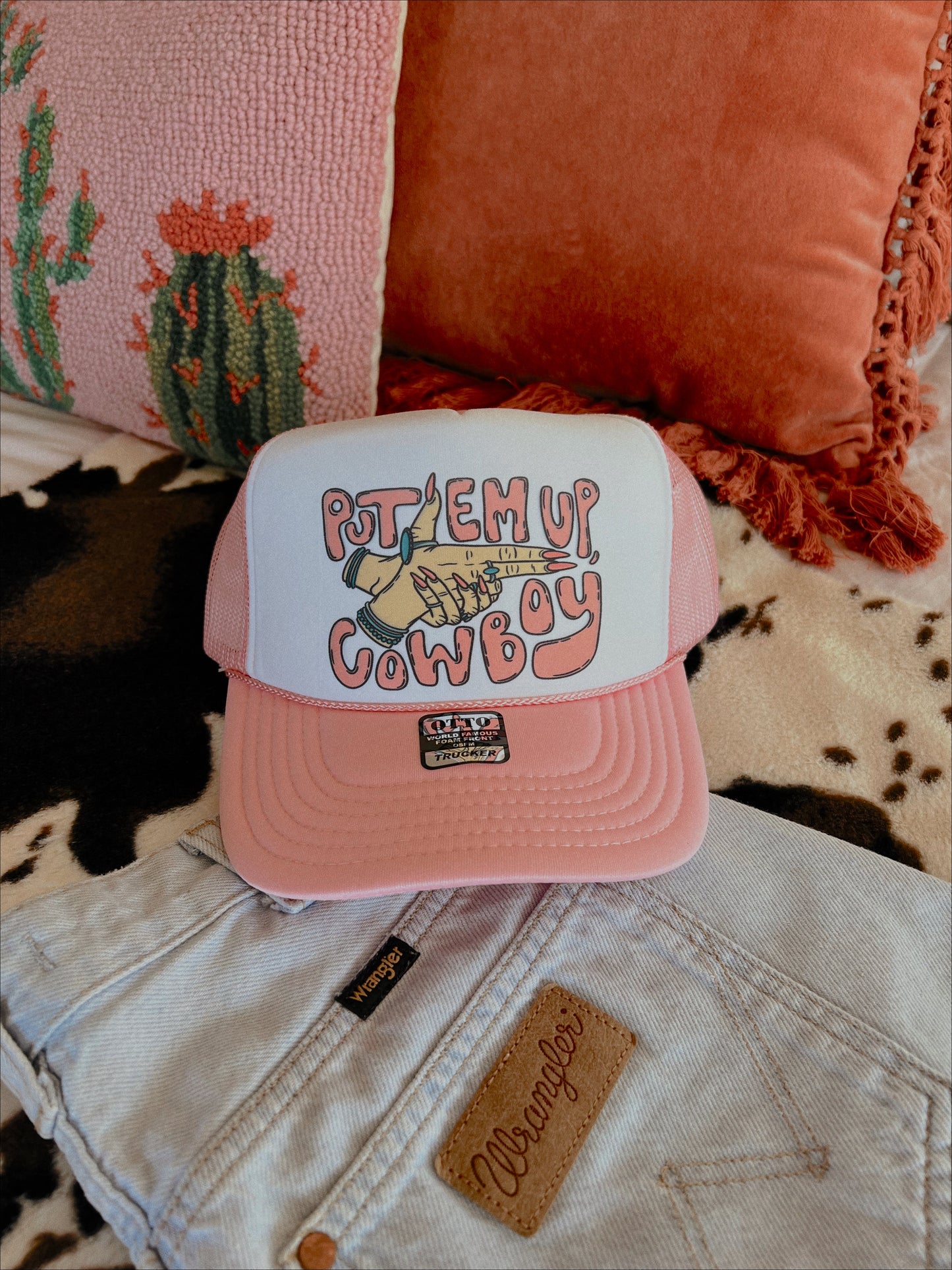 PUT EM UP COWBOY TRUCKER