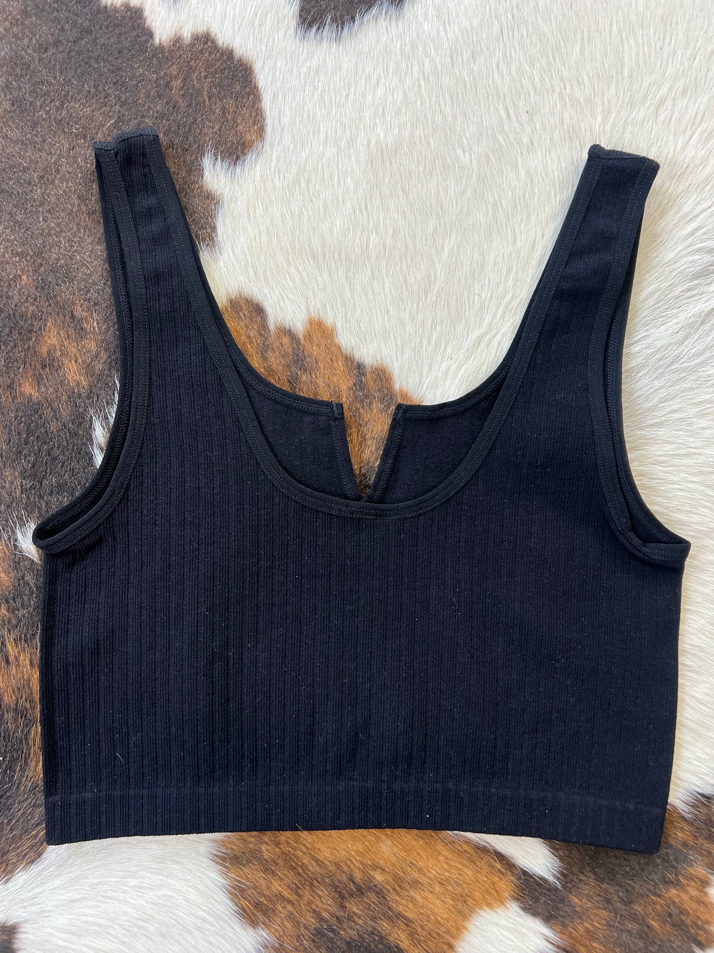 Georgia V Neck Crop Tank