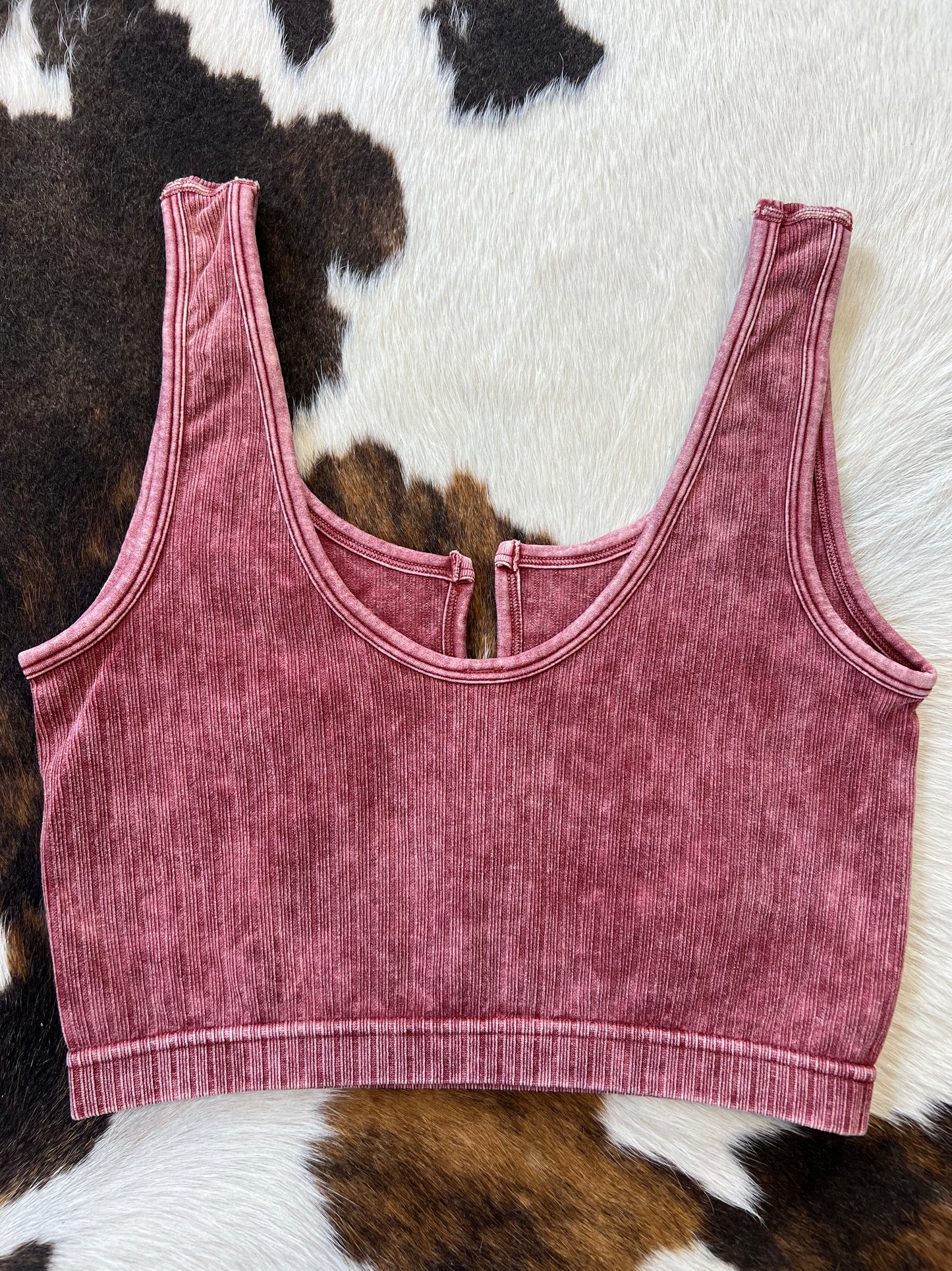 Georgia V Neck Crop Tank