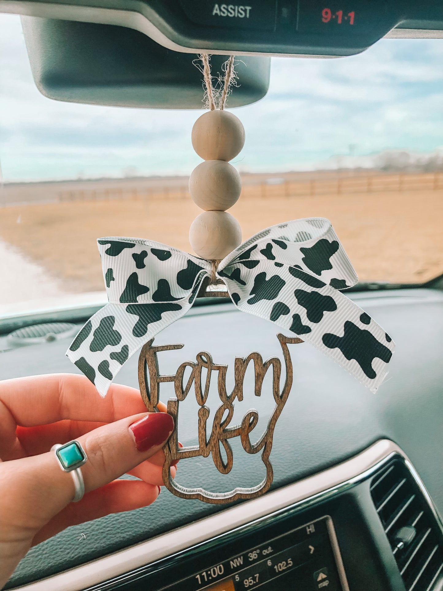 Farm Life Car Charm
