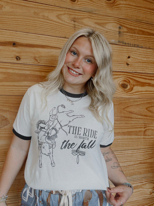 WORTH THE FALL: RINGER TEE