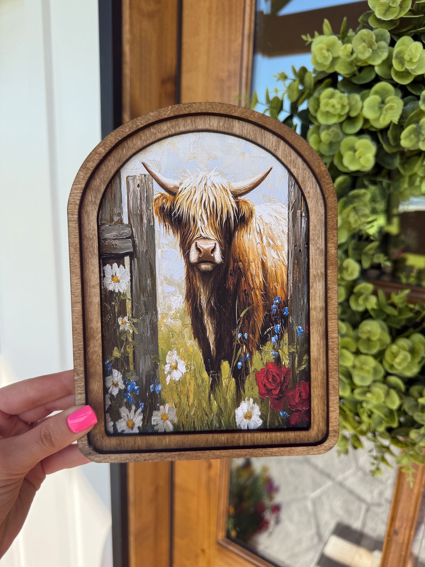 Patriotic Highland Framed Art