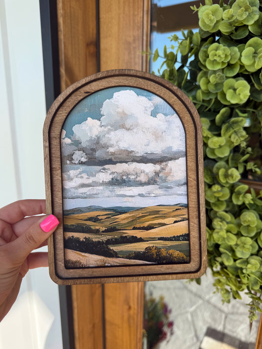 Golden Hills Framed Art