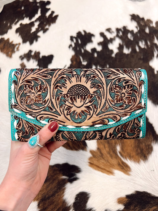 Tambrina Tooled Leather Wallet