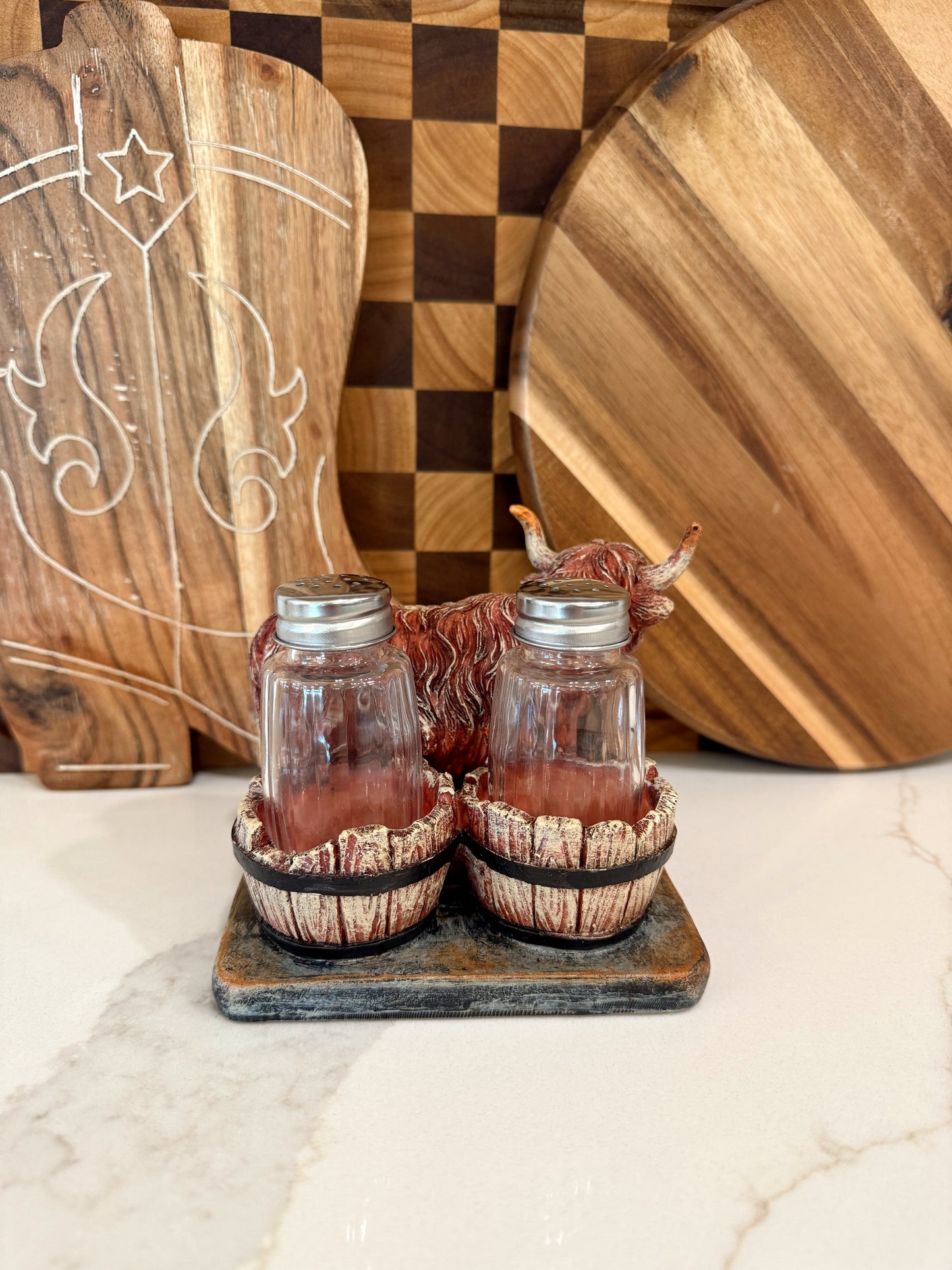 Highland Cow Salt & Pepper Shaker