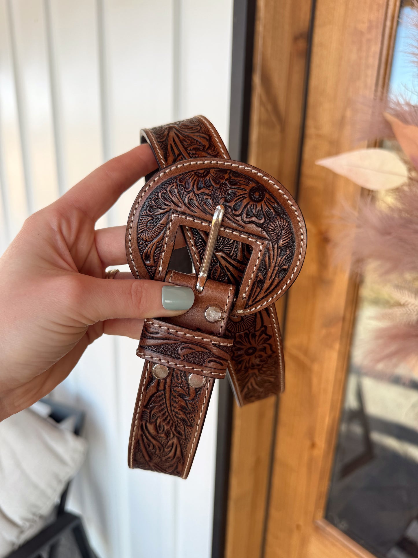 Talon Leather Belt