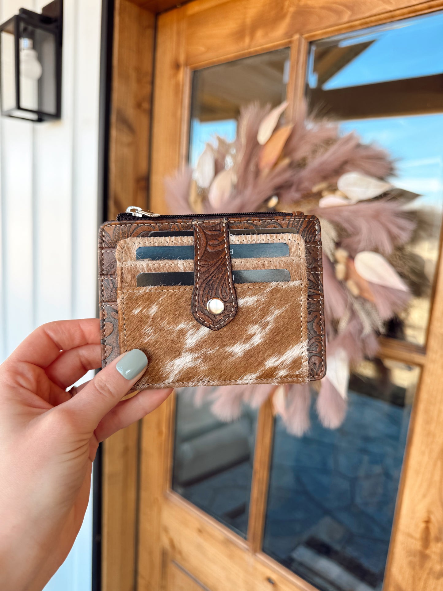 Wonder Trail Cowhide Card Holder