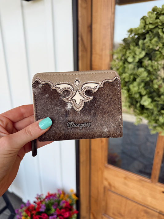 Khaki Wrangler Cowhide Wallet