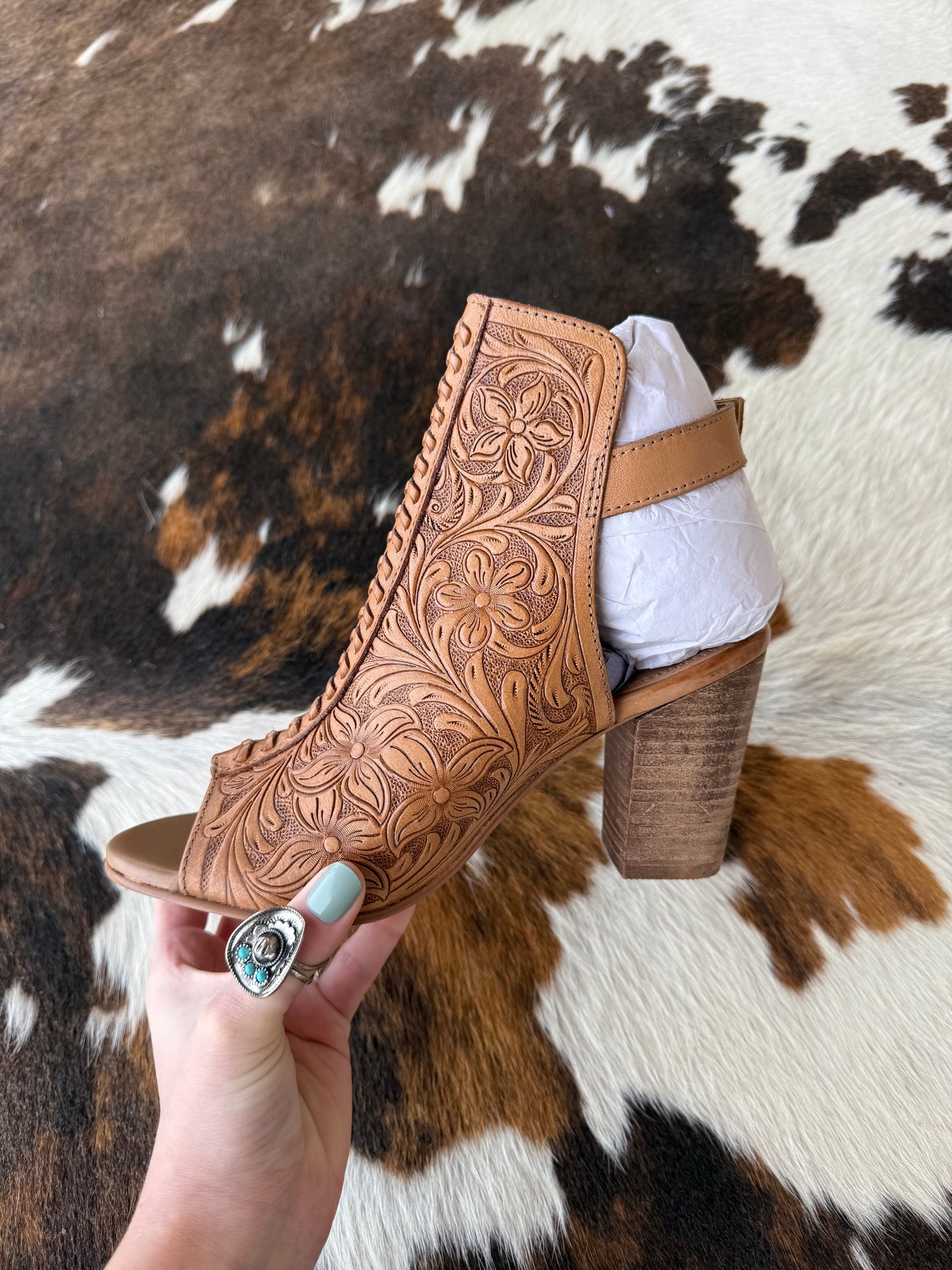 Dalton Ridge Leather High Heels