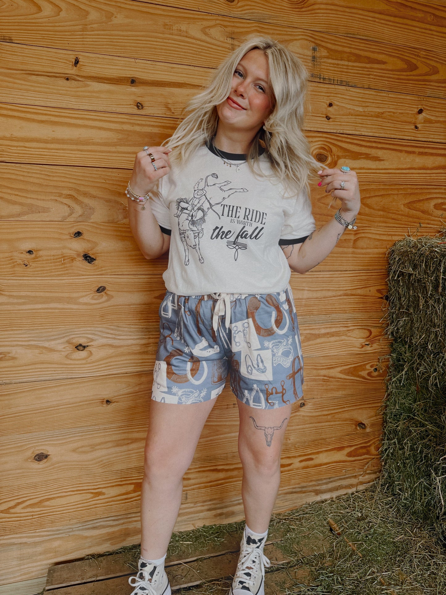 WORTH THE FALL: RINGER TEE