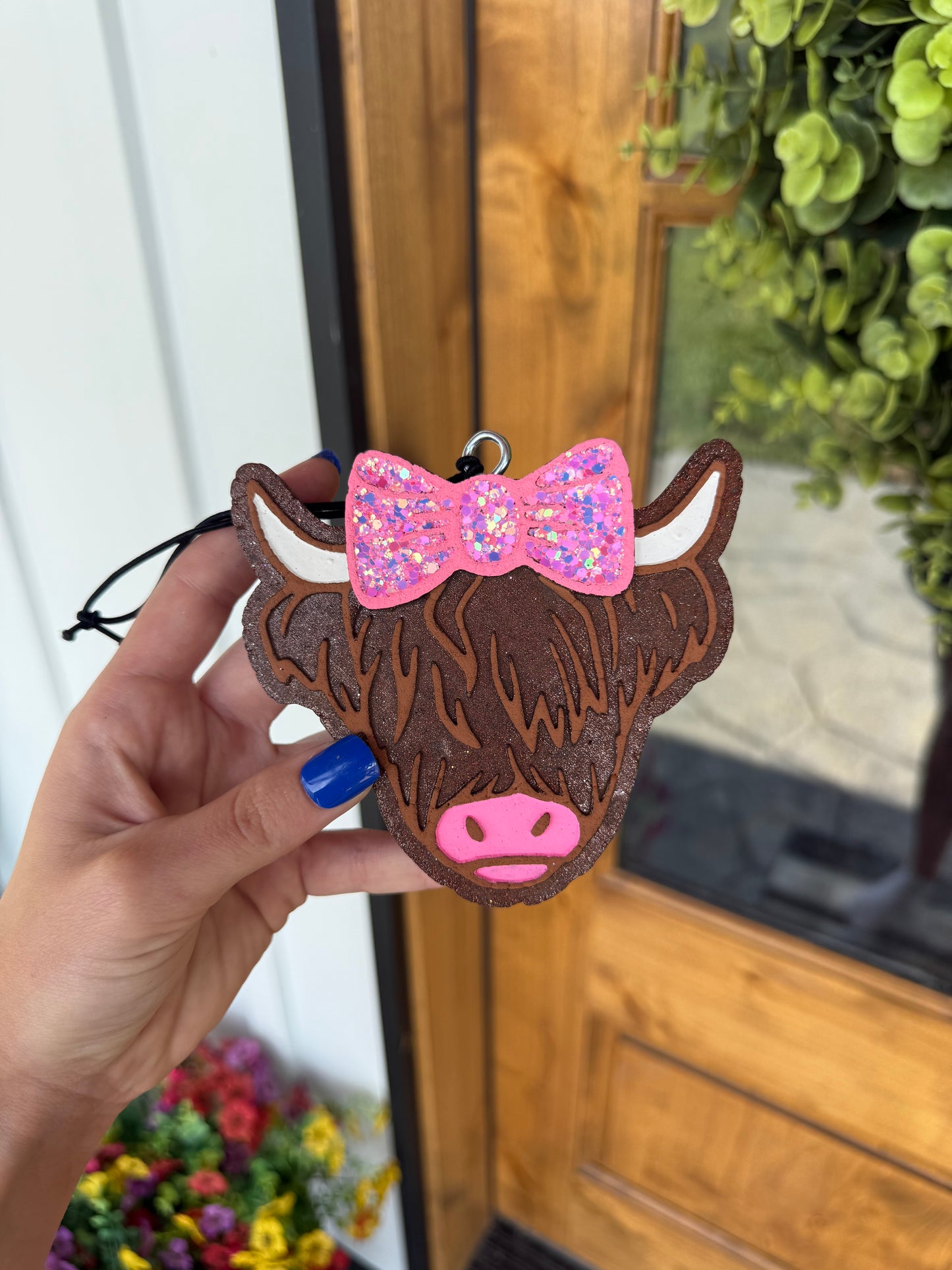 Highland Cow Car Freshie (Diva Scent)