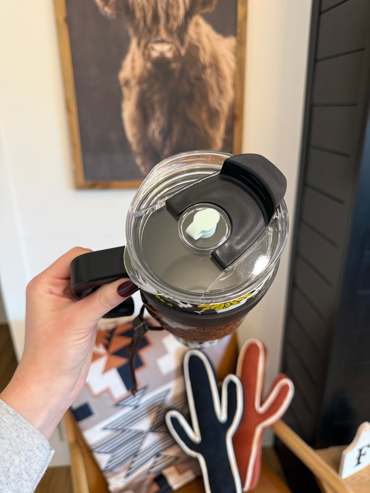 Wide Wyoming Sunflower Tumbler