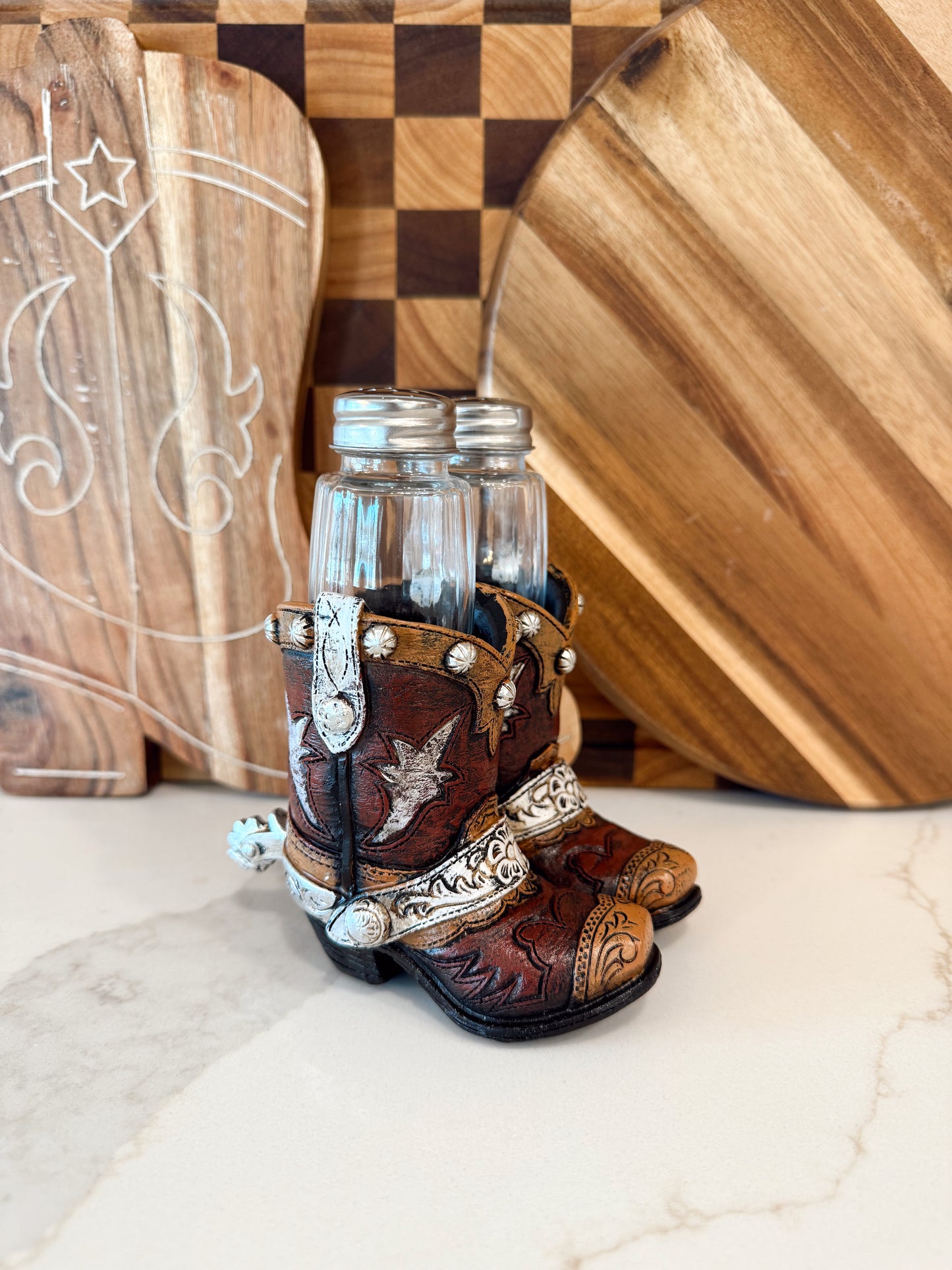 Cowboy Boot Salt & Pepper Set