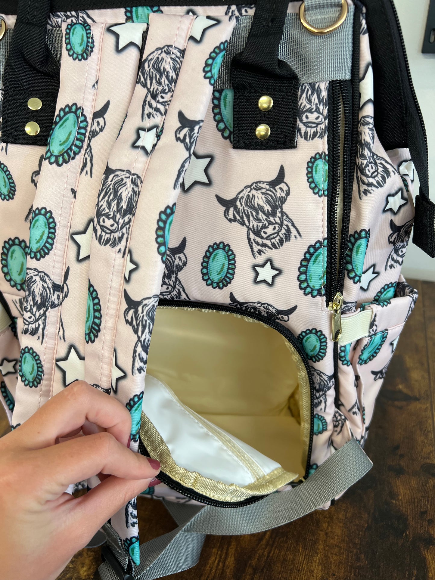 Vintage Western Diaper Bag – The Crooked Cactus Boutique