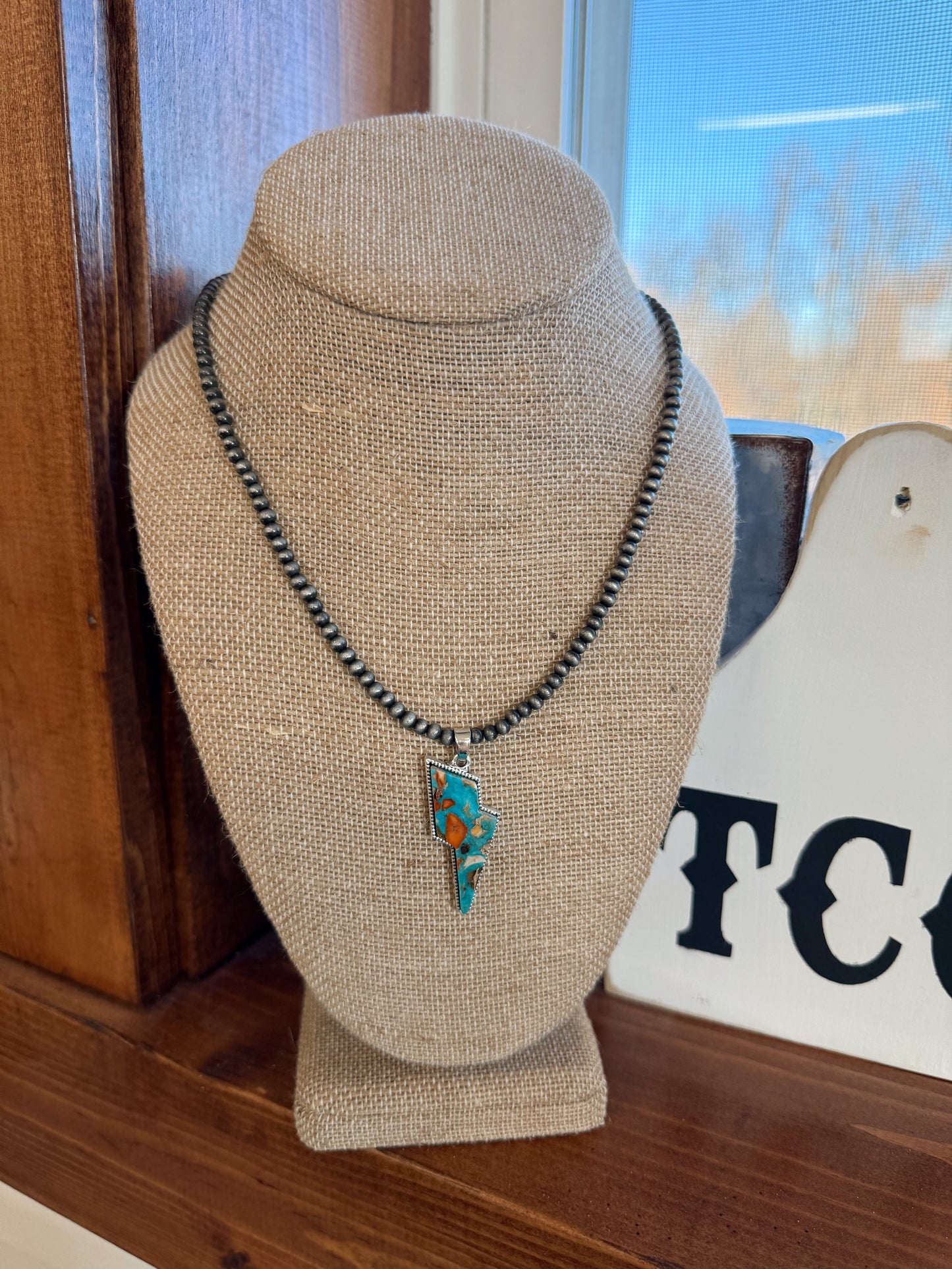 Maggie Lightning Bolt Necklace