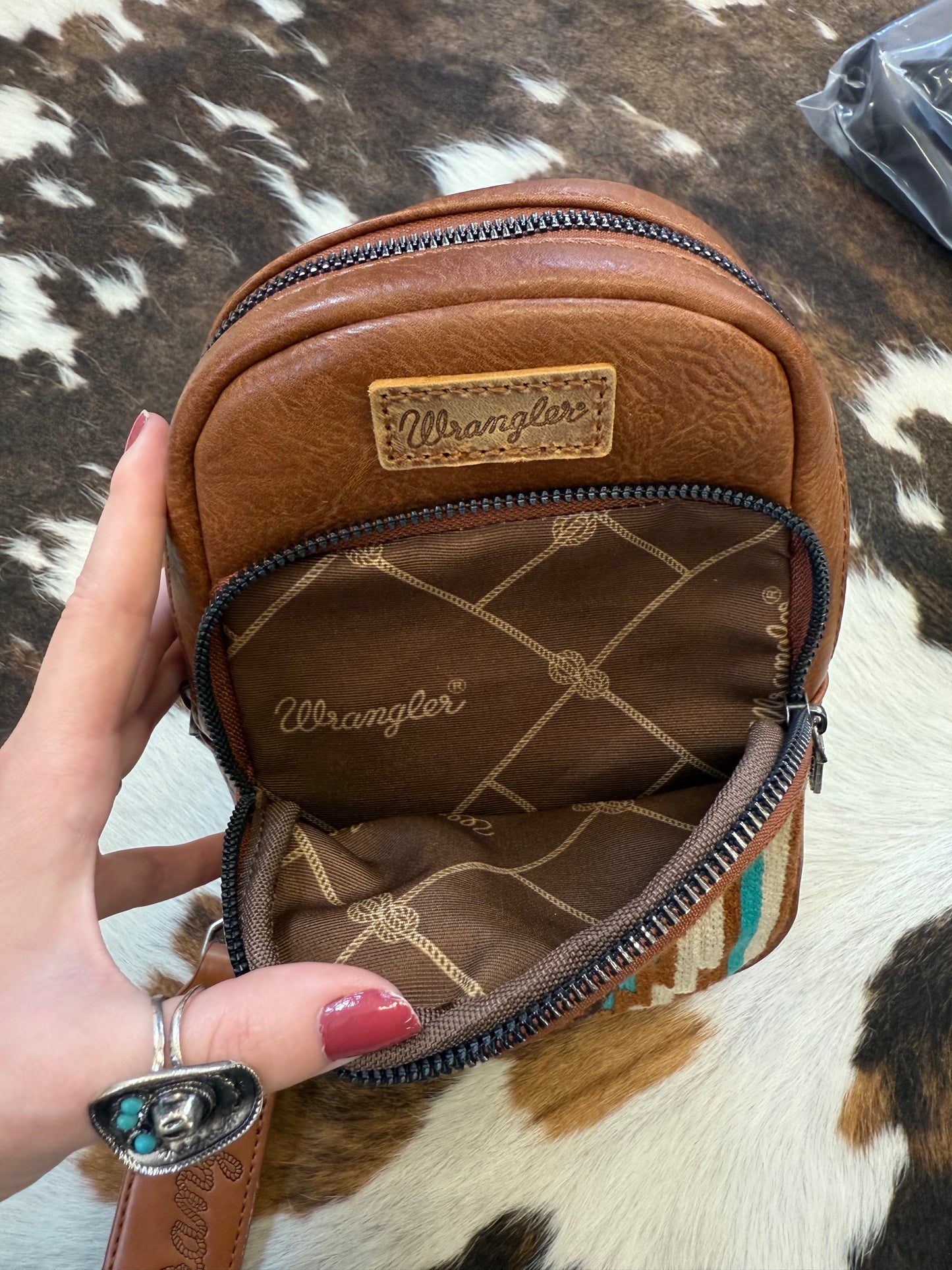 Wrangler Jean Aztec Sling Bag