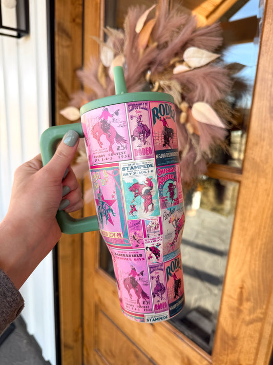 Pink Rodeo Poster 32 oz Tumbler
