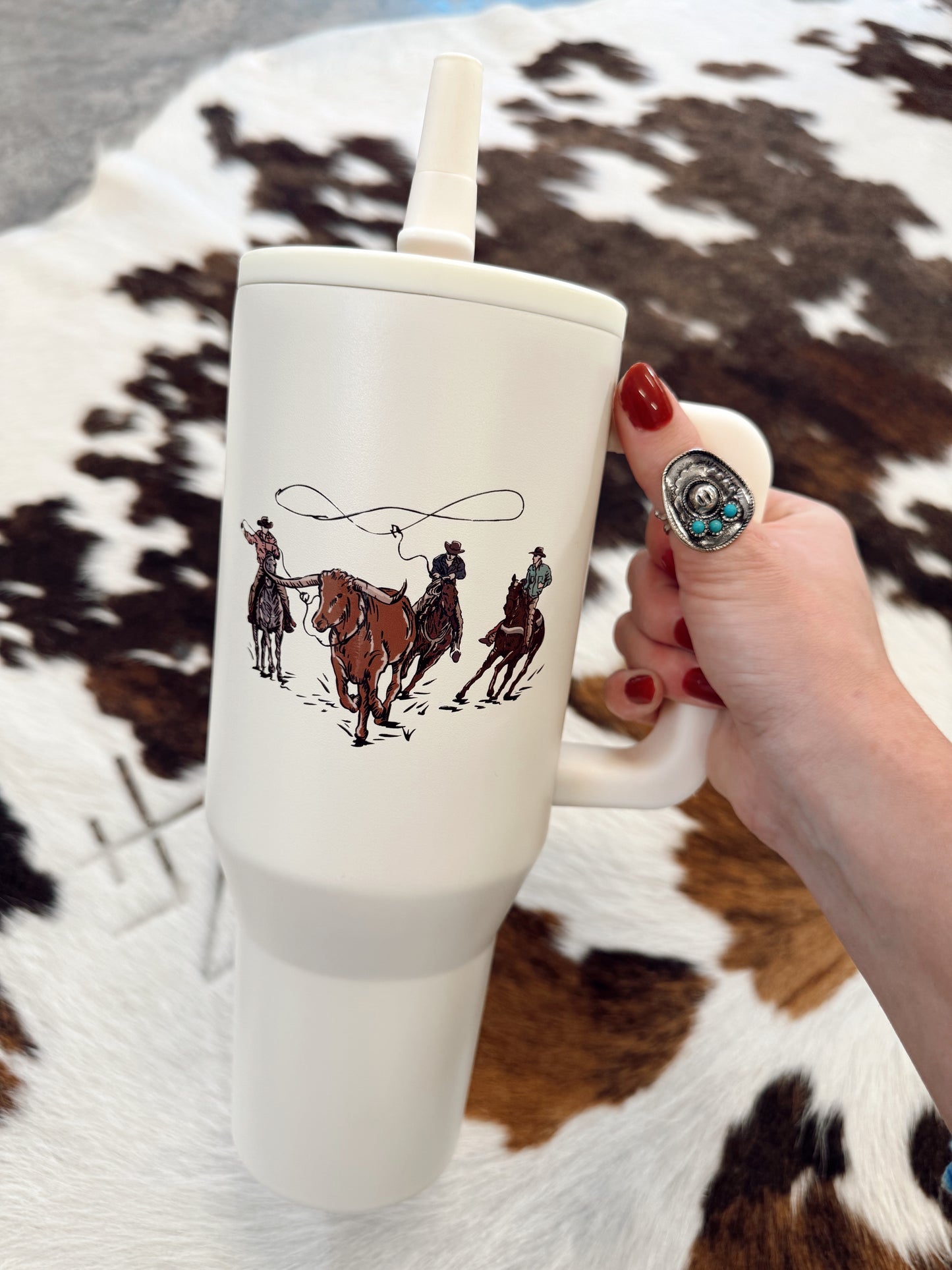 Rope 'Em 40 oz Leakproof Tumbler