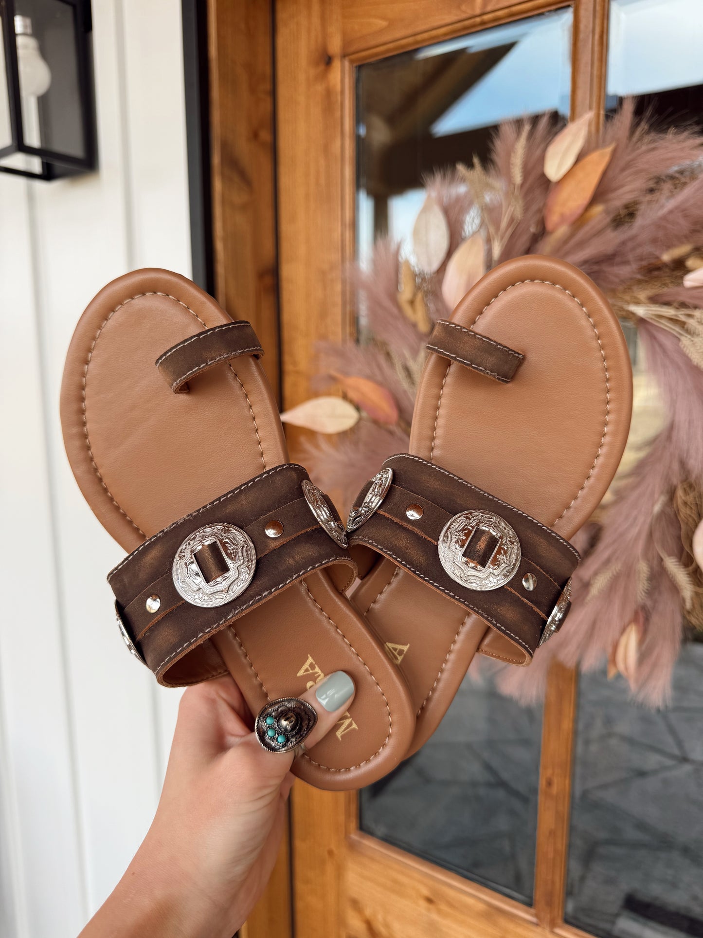 Sagebrush Concho Sandals (SIZE UP)