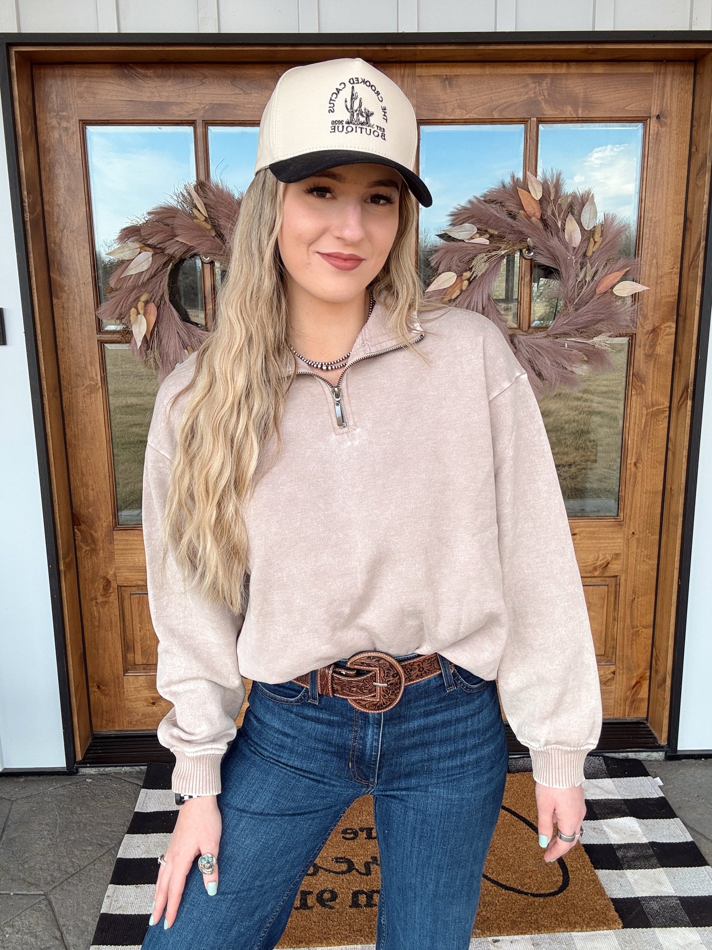 Kyla Oversized Quarter Zip