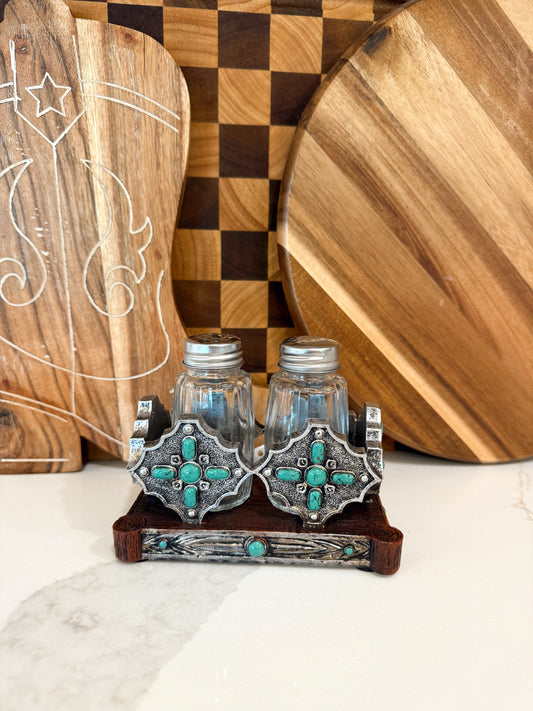 Turquoise Salt & Pepper Shaker Set