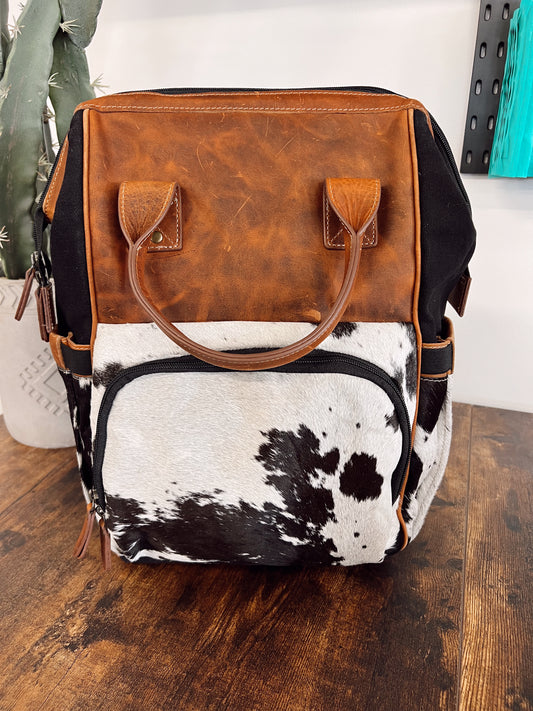 Blendy Tooled & Cowhide Bag – The Crooked Cactus Boutique