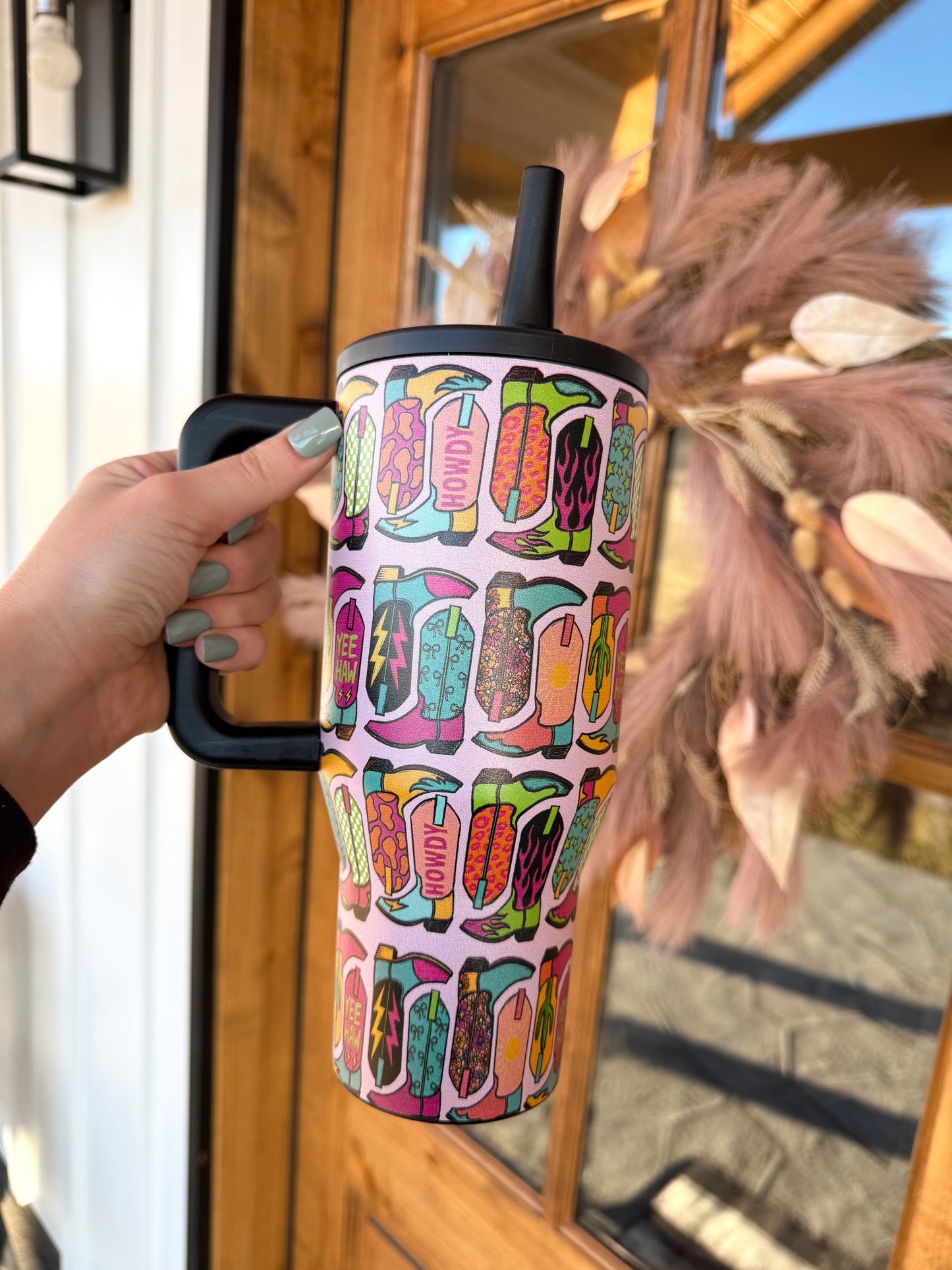 Vibrant Boot 32 oz Tumbler