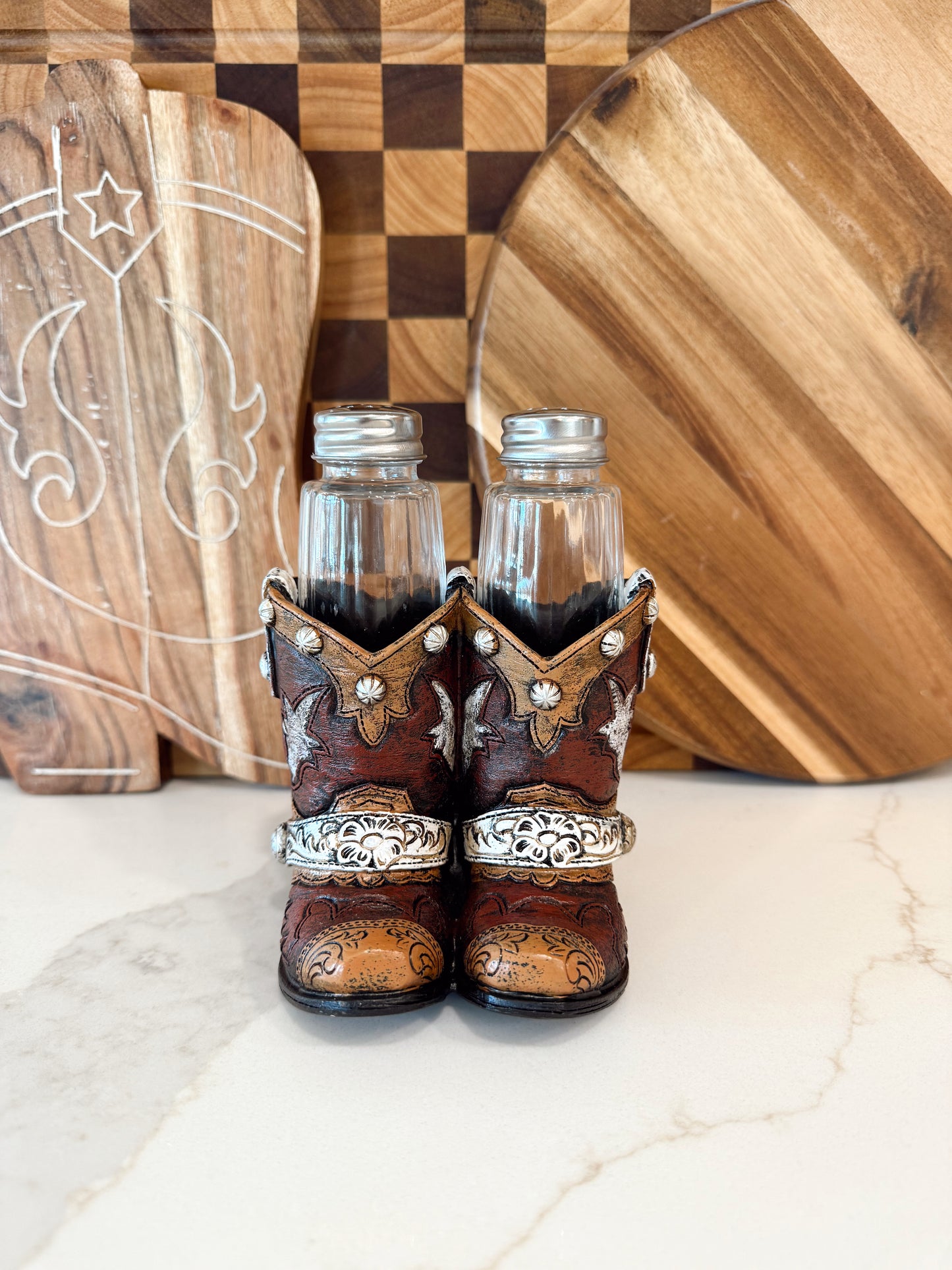 Cowboy Boot Salt & Pepper Set