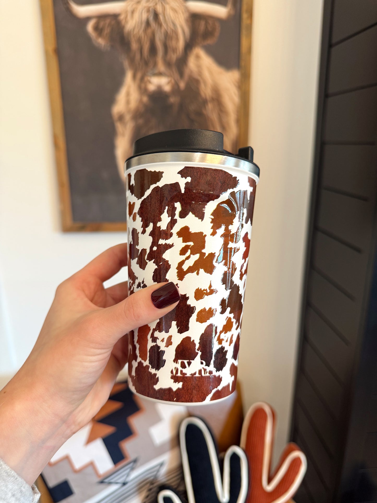 Good Moo-rning Stainless Coffee Tumbler