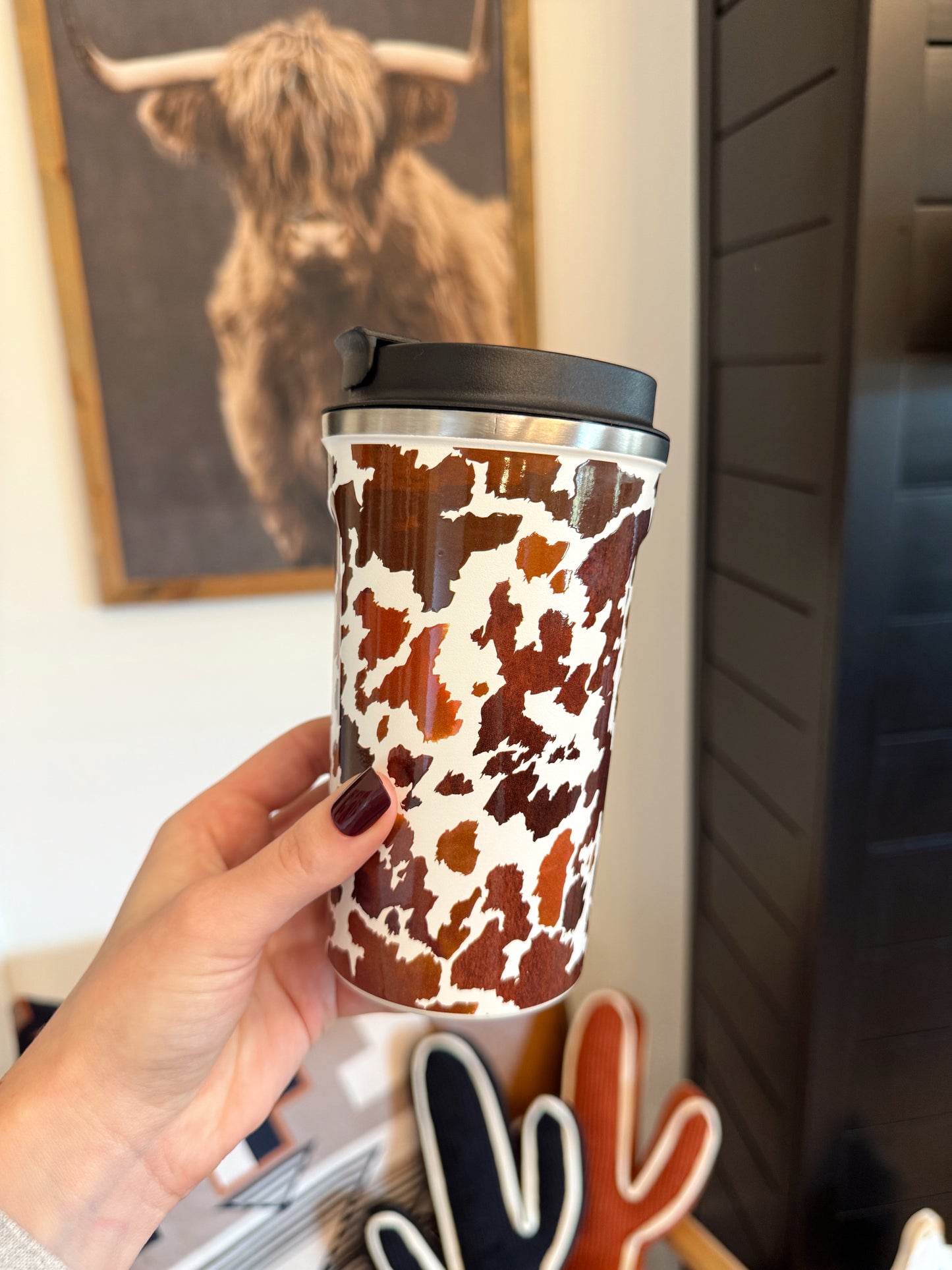Good Moo-rning Stainless Coffee Tumbler