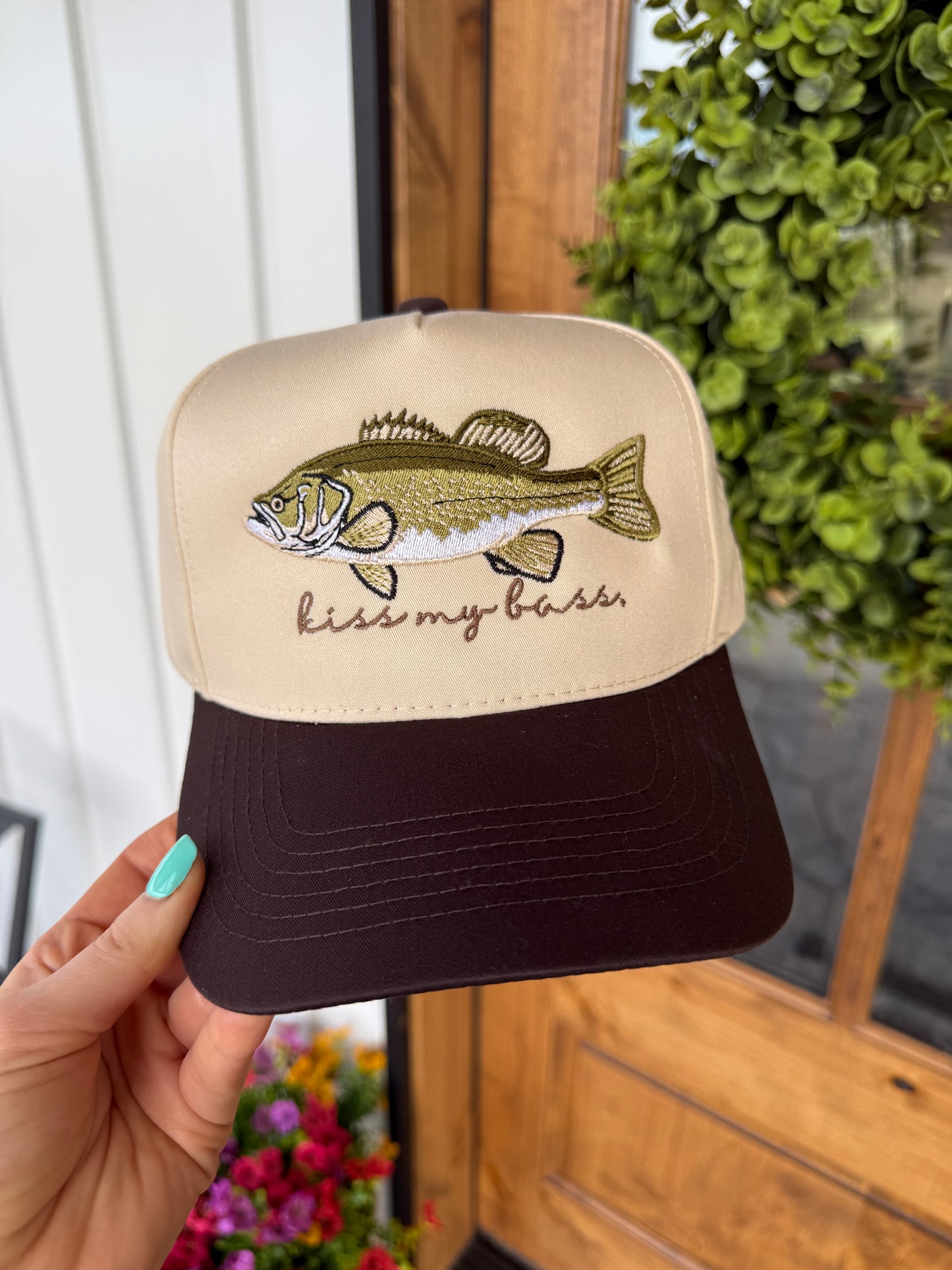 Kiss My Bass Embroidered Hat