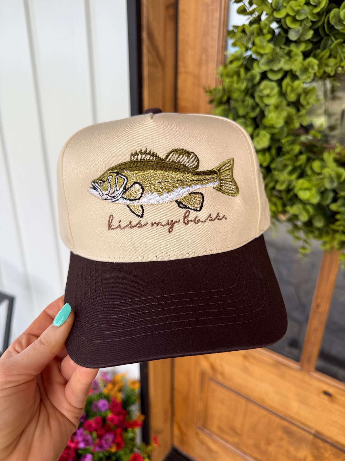 Kiss My Bass Embroidered Hat